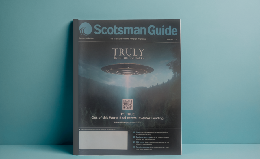 Scotsman Guide print magazine cover for Truly Investor Capital