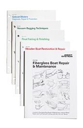 A Stack of Books About Fiberglass Boat Repair and Maintenance — Envisage Furniture in Kialla, VIC