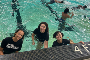 The Teachers' Academy Fellows have fun