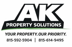 ak property solutions logo bradley il lawn care
