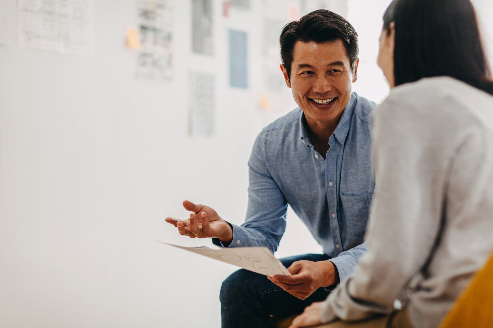 Three-person talking to each other | Melbourne, VIC | Menzies Advisory