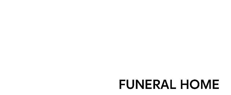 Leamon Funeral Homes white logo