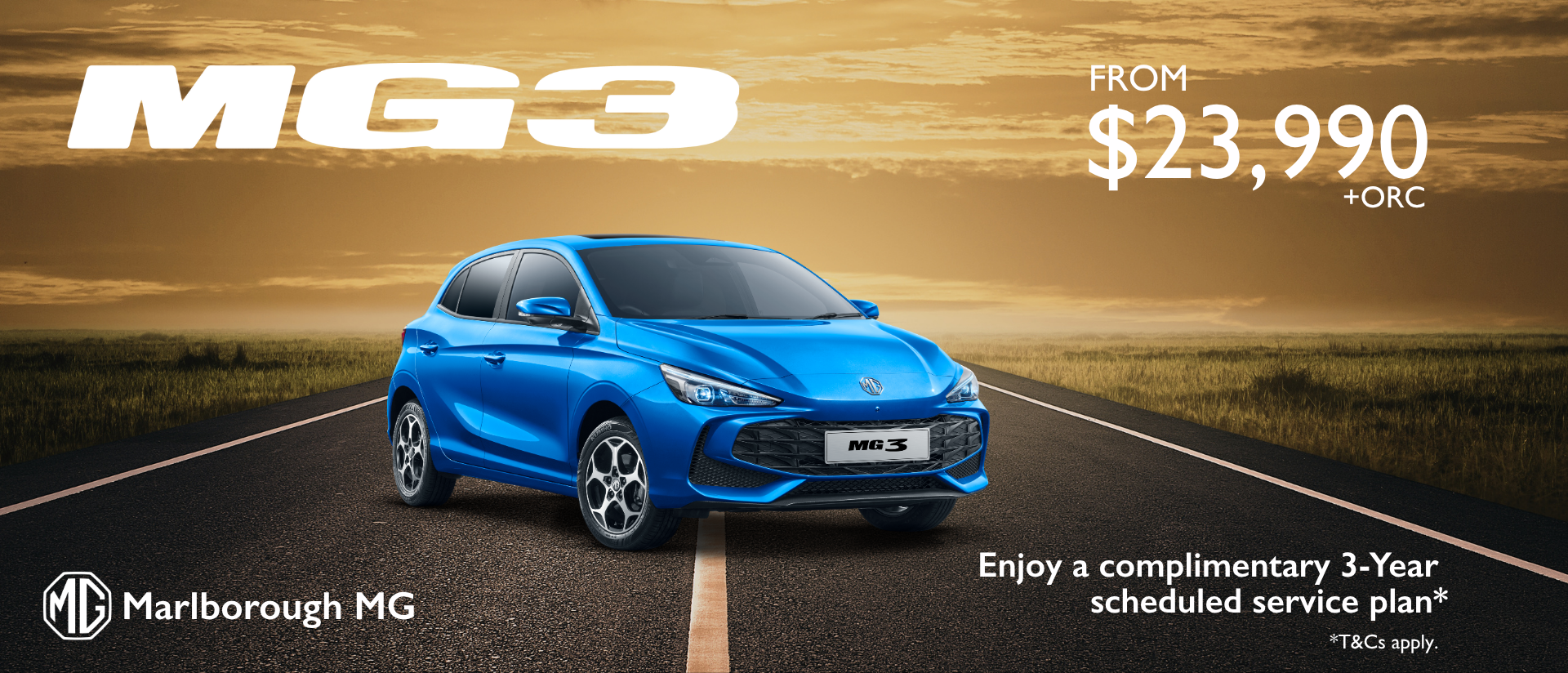 MG 3.9% Finance Across the Range