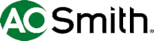 AO Smith logo with green “A” icon and black wordmark on white background