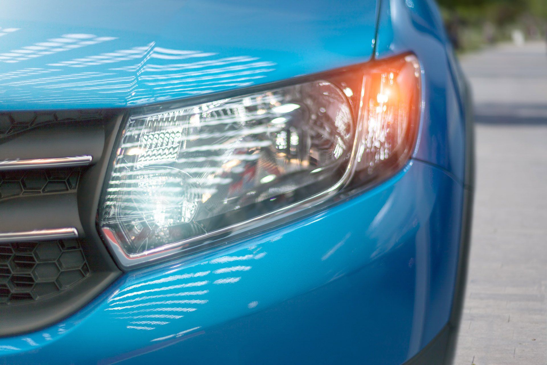 Newly Installed Car Headlight — Phillip, ACT — Lee & Thomas Auto Electrical Newly Installed Car Headlight — Phillip, ACT — Lee & Thomas Auto Electrical