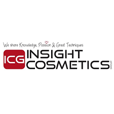Das Logo von Insight Cosmetics besagt: „Wir teilen Wissen, Leidenschaft und großartige Techniken.“