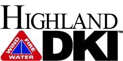 The logo for highland dki is shown on a white background.