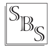 A black and white logo for a company called sbs.