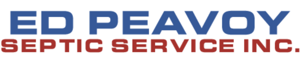 A logo for ed peavoy septic service inc.