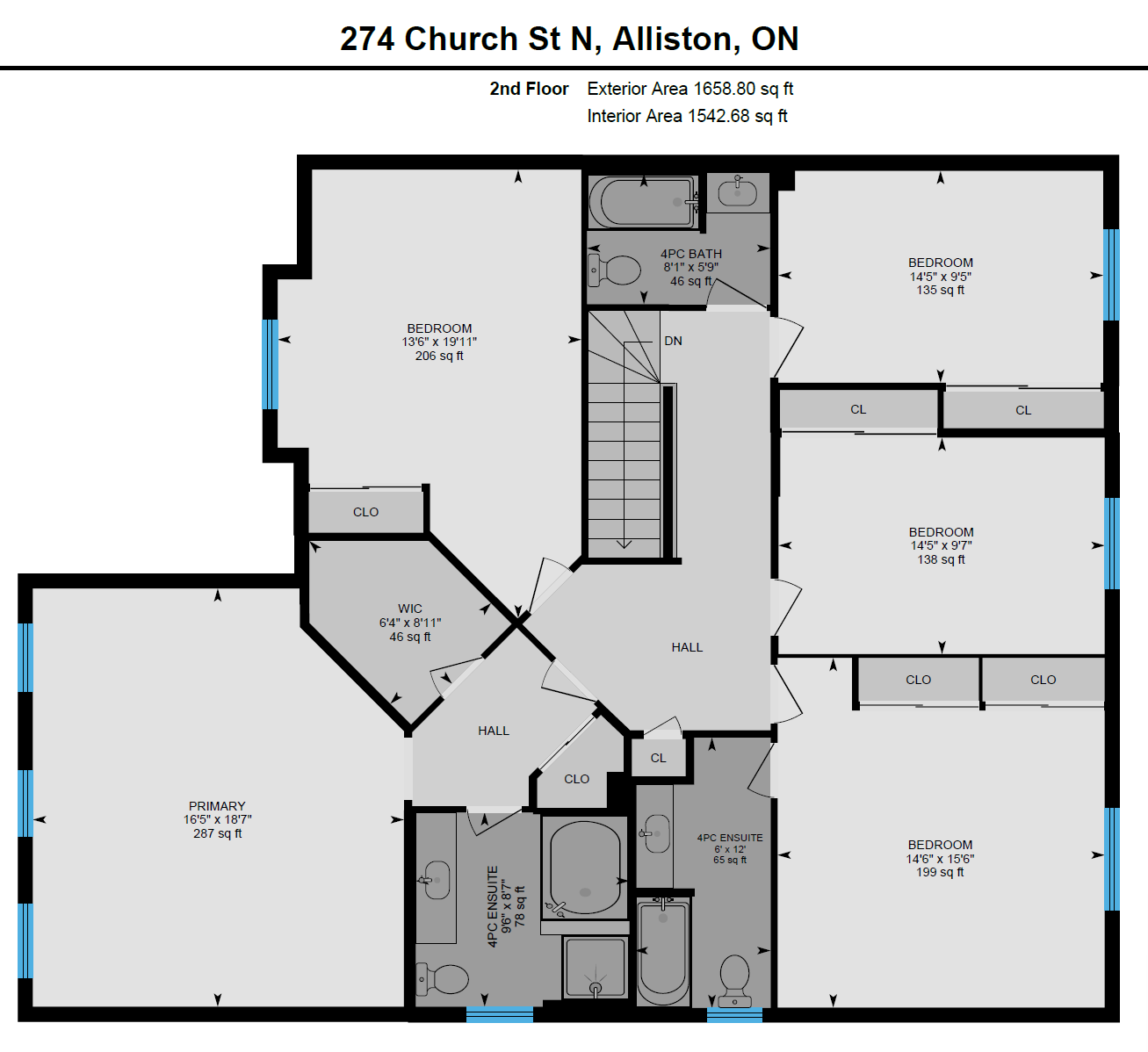 A floor plan for 274 church st n in alliston ontario