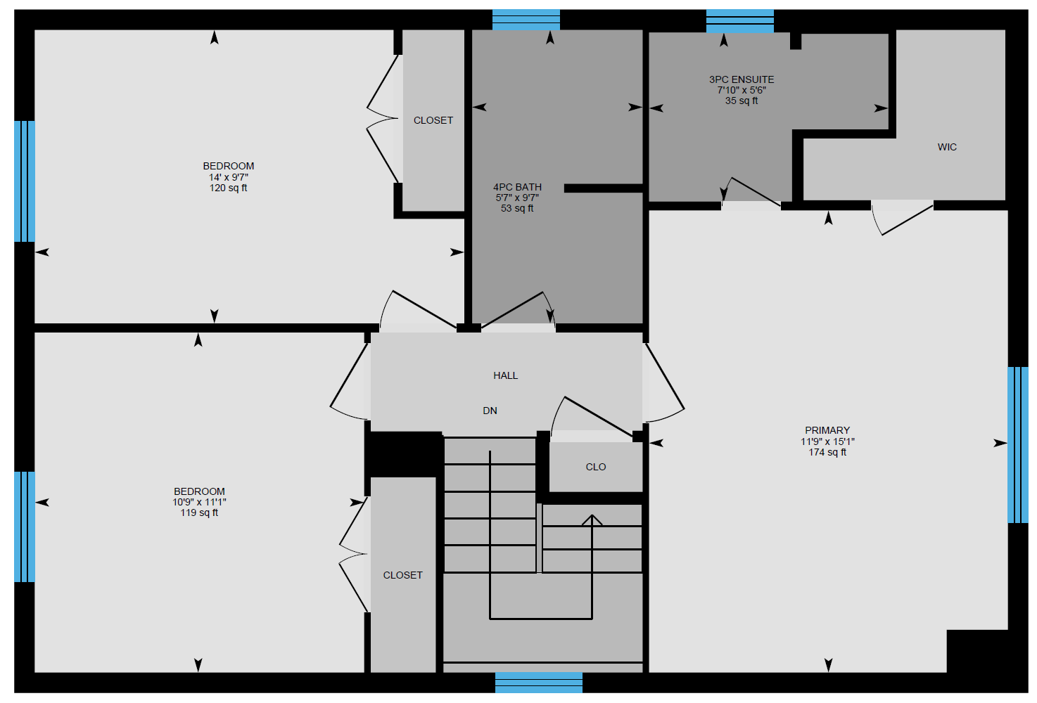 A black and white floor plan of a house