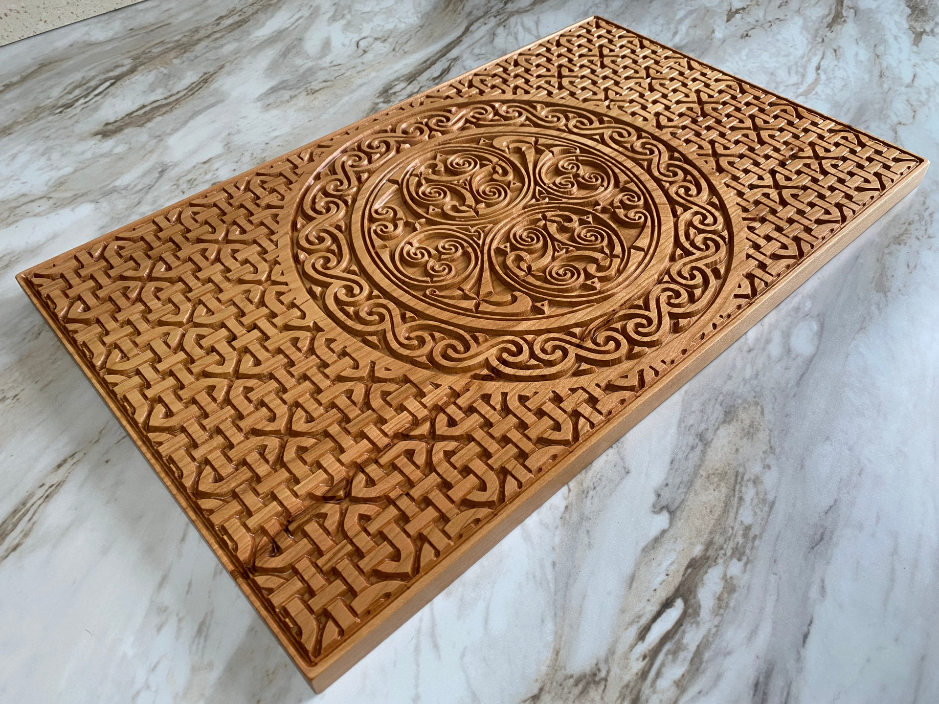 Wooden Celtic Serving Tray