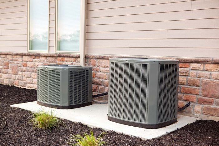 Installed HVAC Unit — Plano, TX — Hudsons HVAC Installed HVAC Unit — Plano, TX — Hudsons HVAC