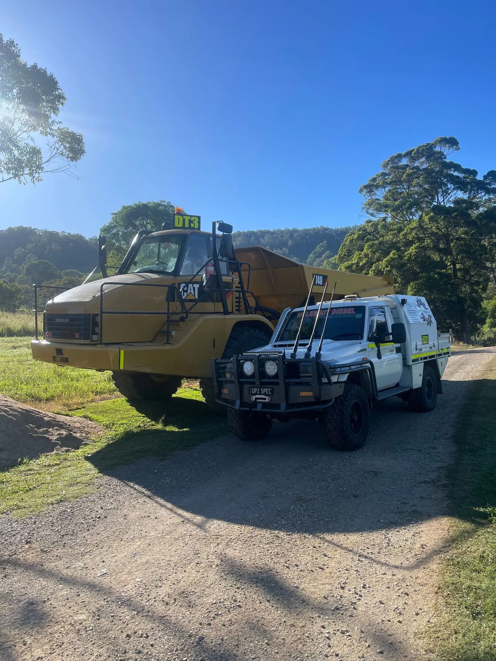 White Off-road Utility Truck in Gympie