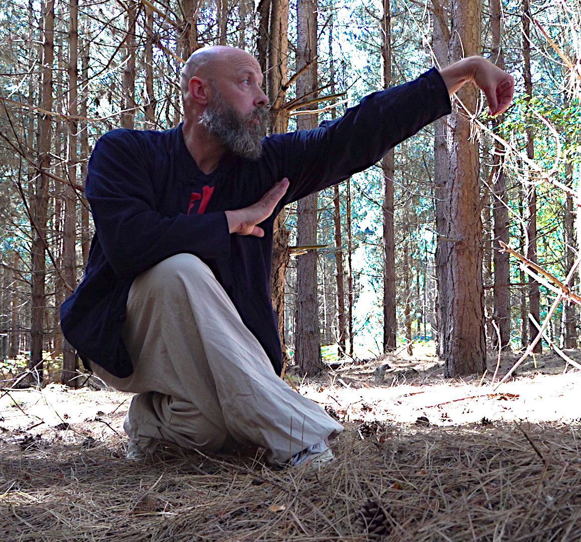 Shifu Gary Matthews, 7th generation disciple of Mizong Quan, 10th generation Qingping jian