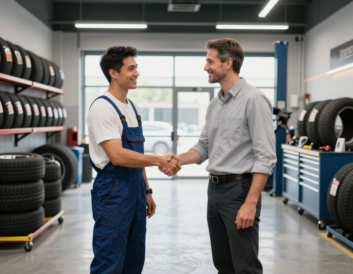 Auto shop owner partnering with Merrick Auto Marketing