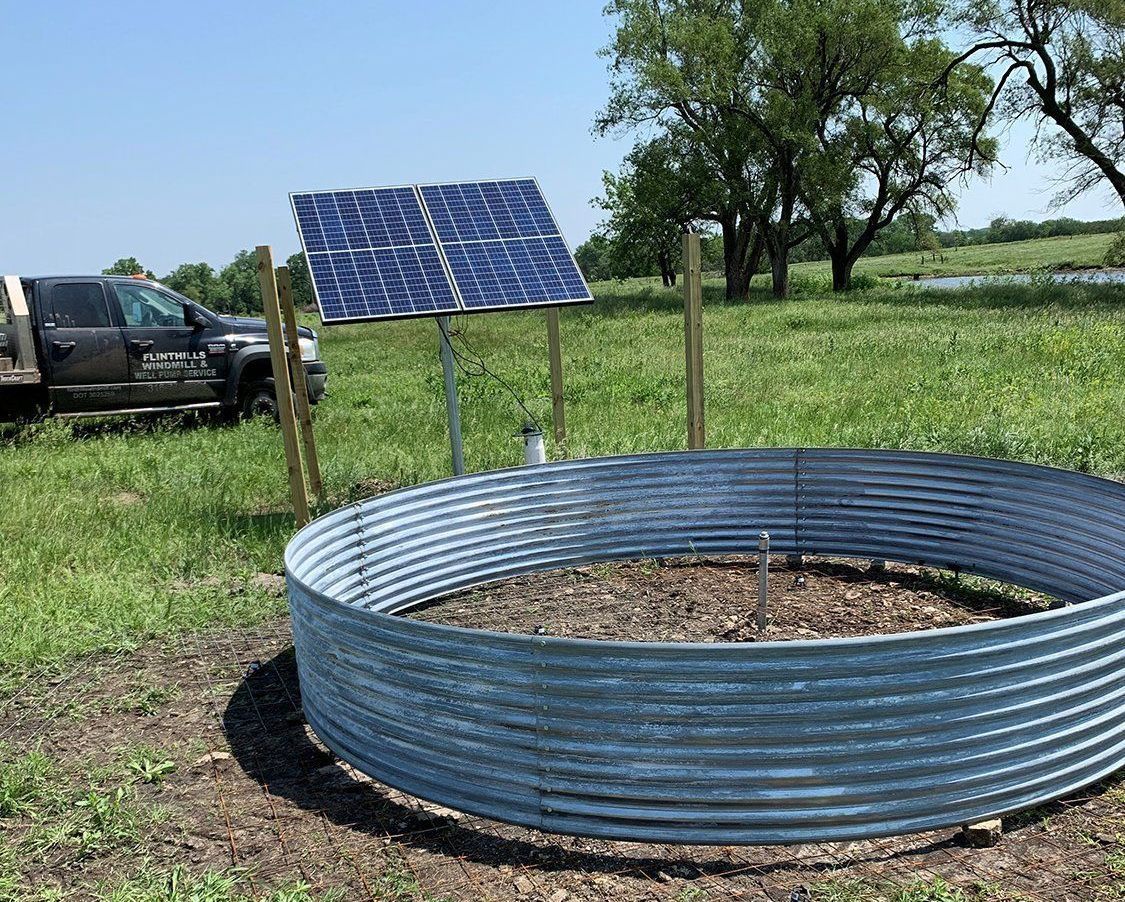 Windmill & Solar Power in Butler County, KS