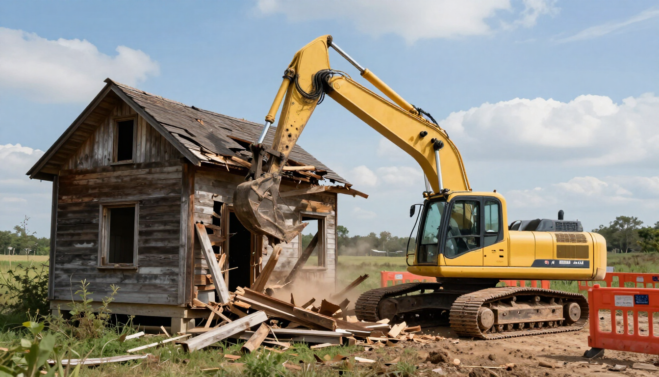 Excavator Demolition