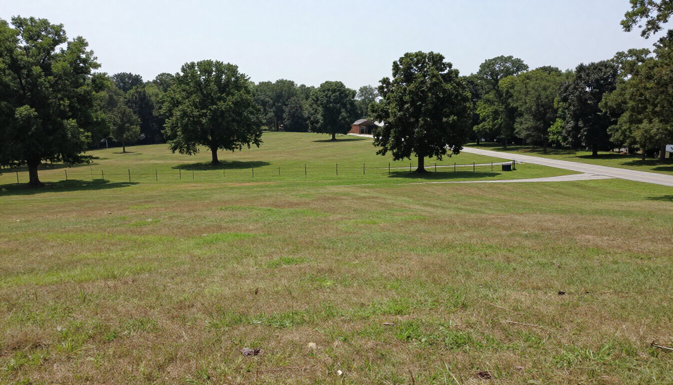 Open rural lot with space for a mobile home