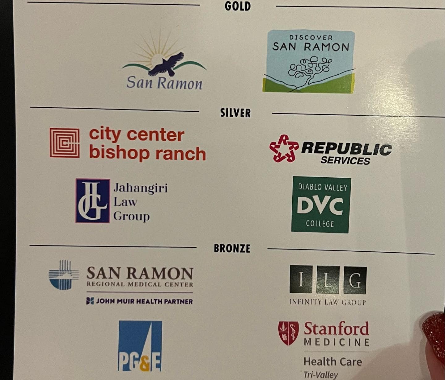 Event sponsors