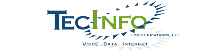 TecInfo logo in blue and green with the tagline “Your Local IT Partner”