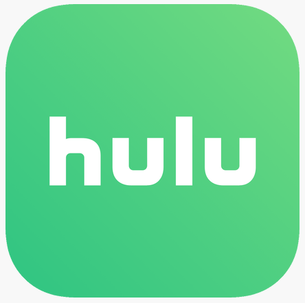 Hulu app logo on a green rounded square background