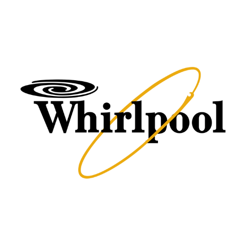 Whirlpool logo: black text