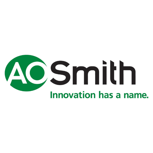 A. O. Smith logo with a green circle and the words