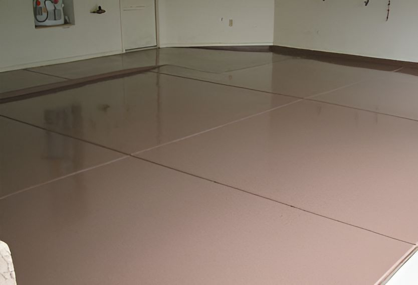 A Large Room With a Pink Floor and White Walls — Mid North Coast Spray Pave in Port Macquarie, NSW