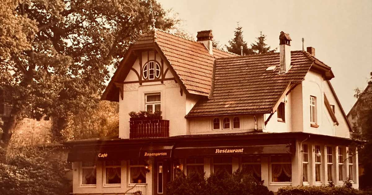 Das Restaurant & Cafe Rosengarten - Die Historie des Boutique Hotel Rosengarten in Wellingsbüttel / Poppenbüttel von Hamburg