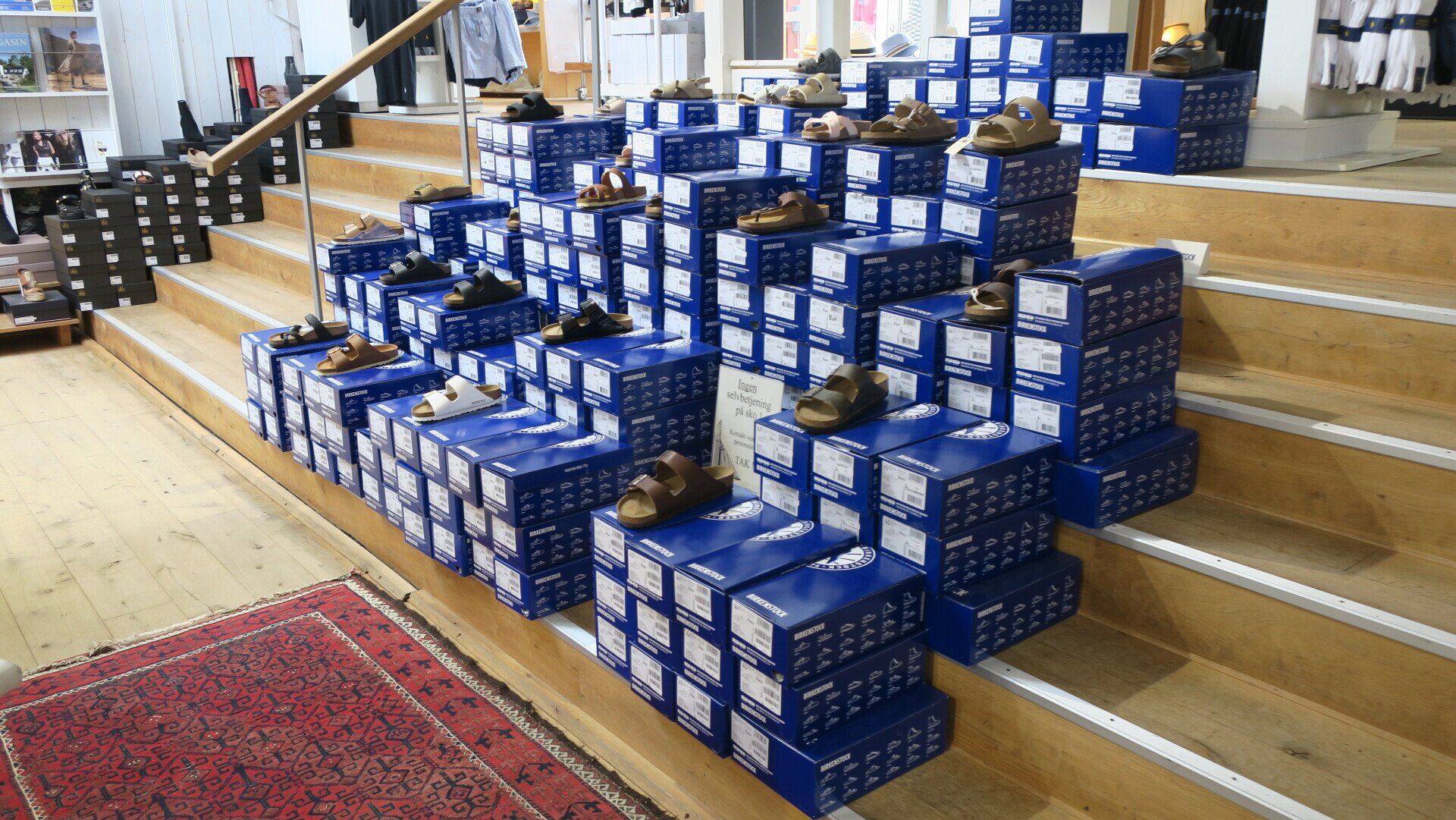 Birkenstock udvalg i sandaler Hornbæk Skibshandel