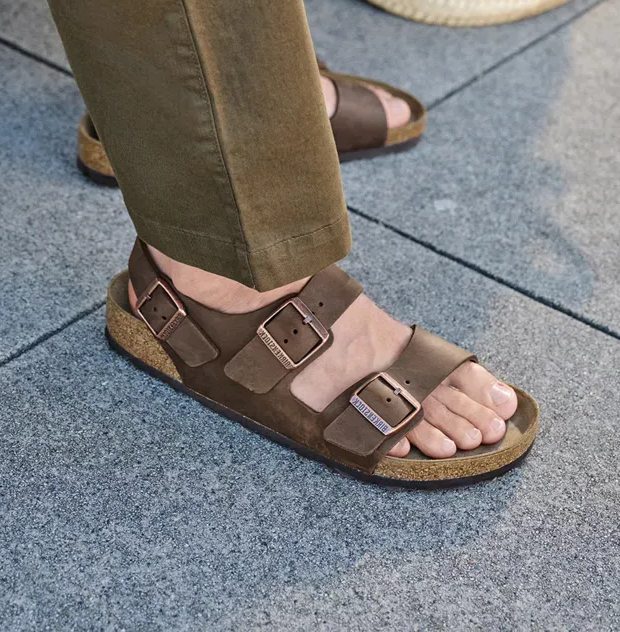 Birkenstock herresandaler i Hornbæk Skibshandel