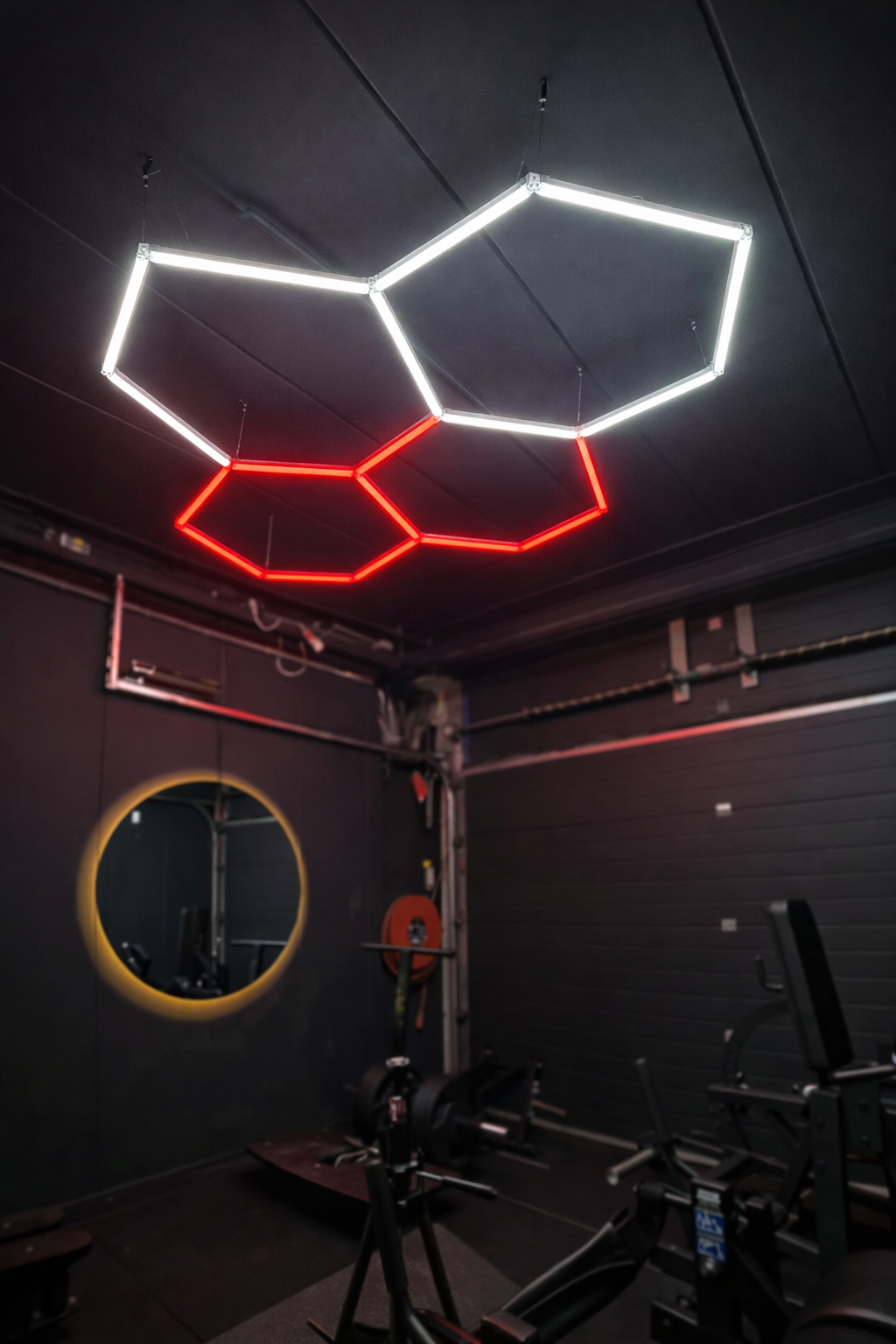 Hexacone wit rood  (5stuk)