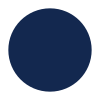 Un cercle bleu foncé sur fond blanc.