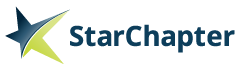 StarChapter logo: a stylized star in blue and green with the text 