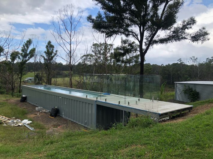 Long Outdoor Pool — Pool Fences in Taree South, NSW