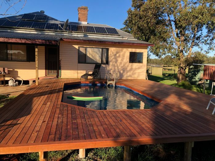 Beautiful House with Pool — Pool Fences in Taree South, NSW