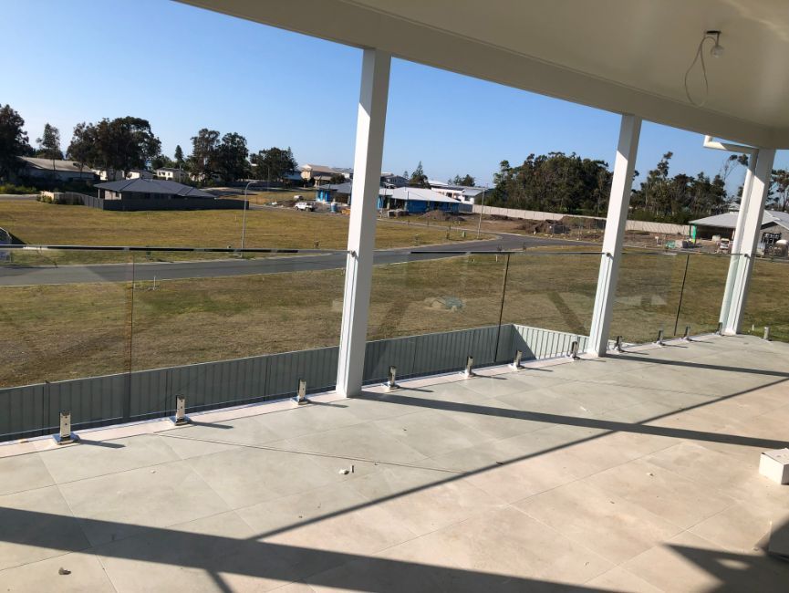 Concrete Balcony with Fence — Pool Fences in Taree South, NSW