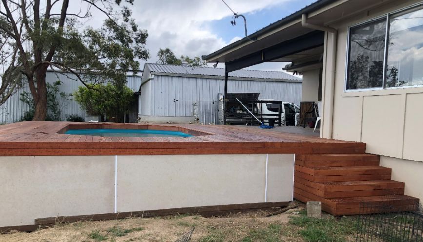 Elevated Pool — Pool Fences in Taree South, NSW
