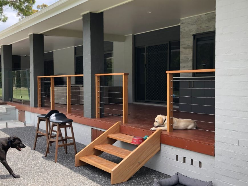 Wooden Deck — Pool Fences in Taree South, NSW