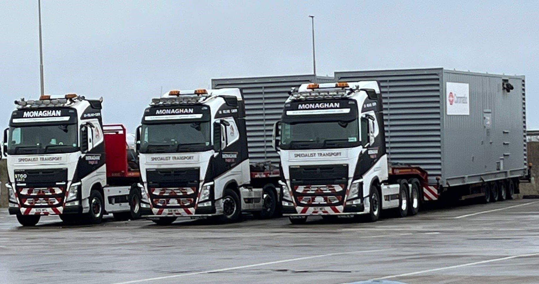 Spesialtransport fra Nord-Irland til Mehamn