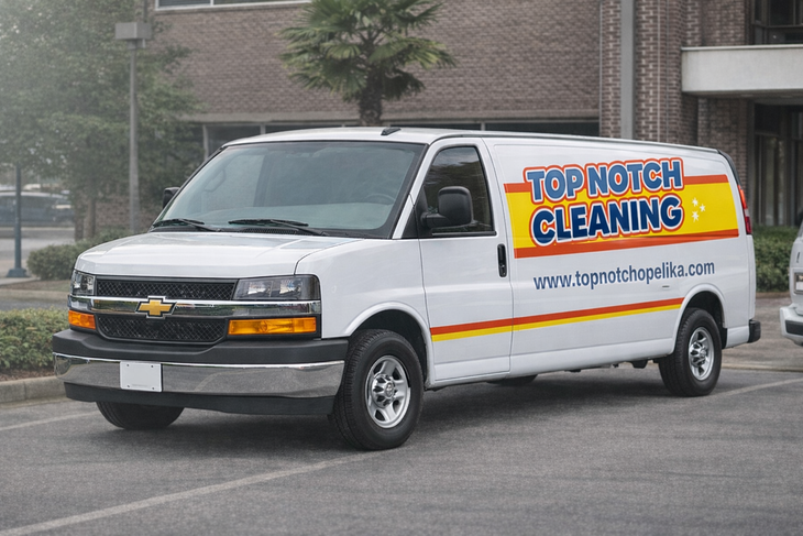 White van with 