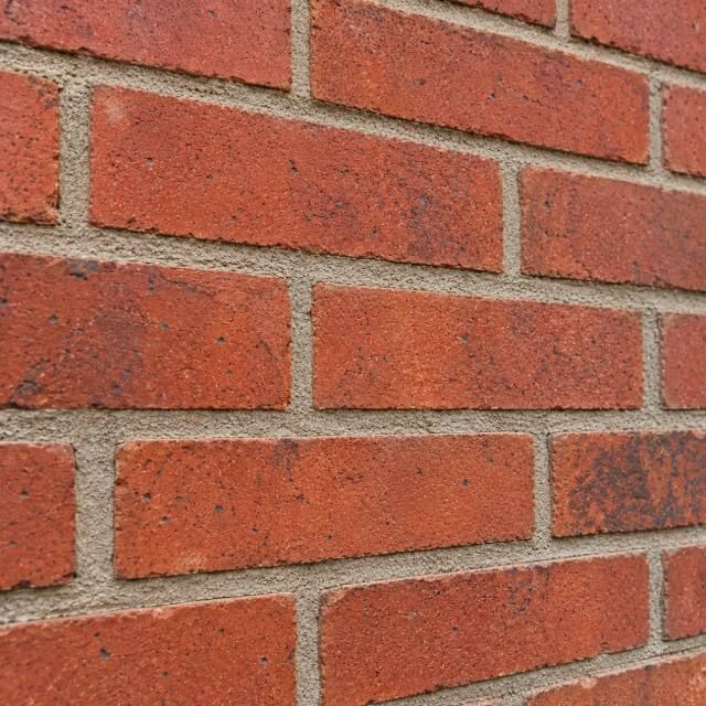 Damaged brick repair after