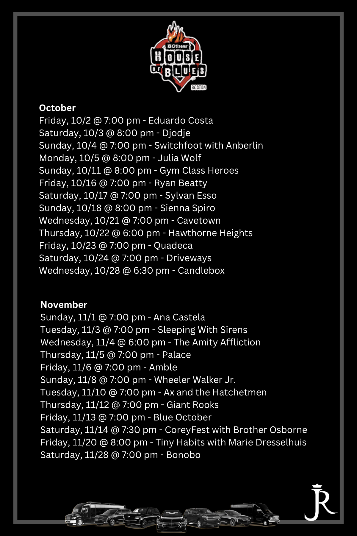 House of Blues Events