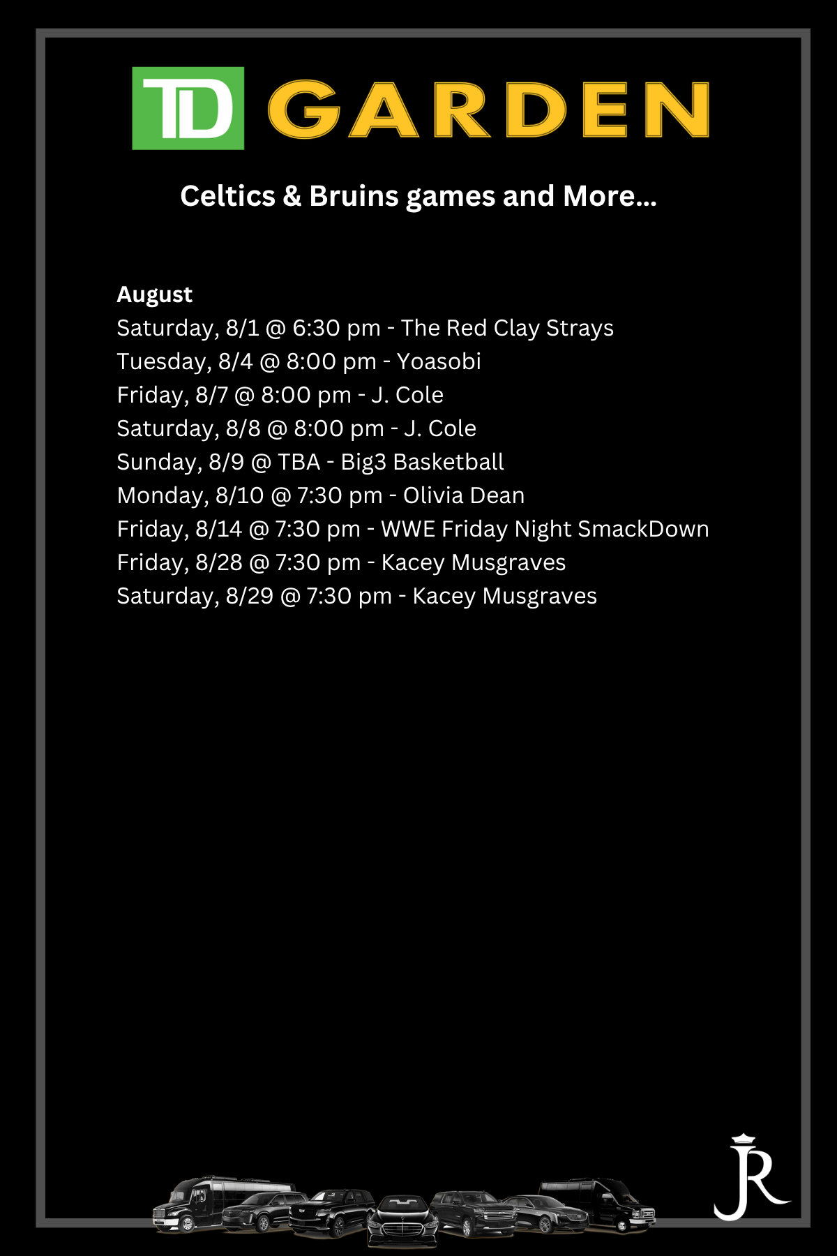 TD Garden Events