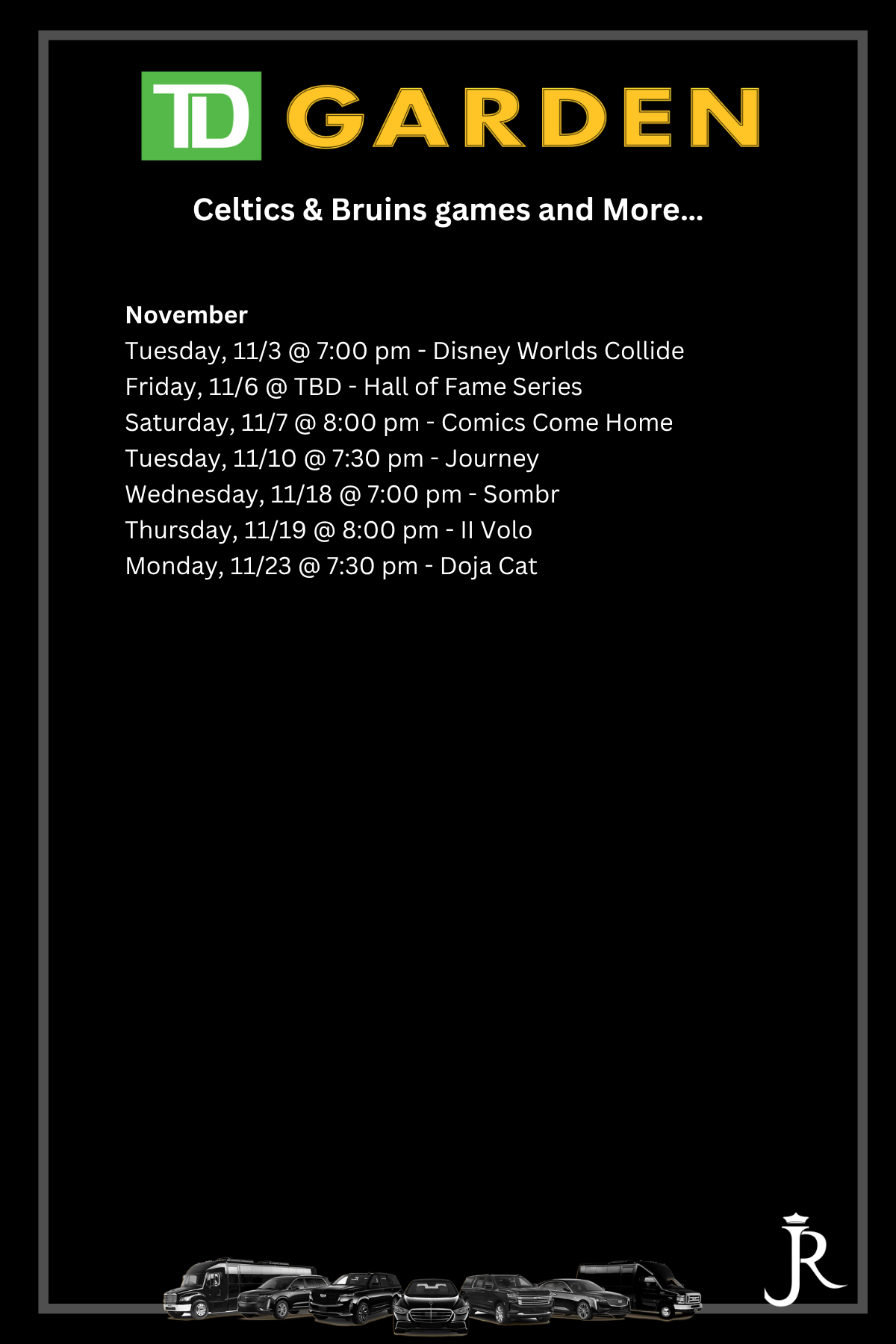 TD Garden Events