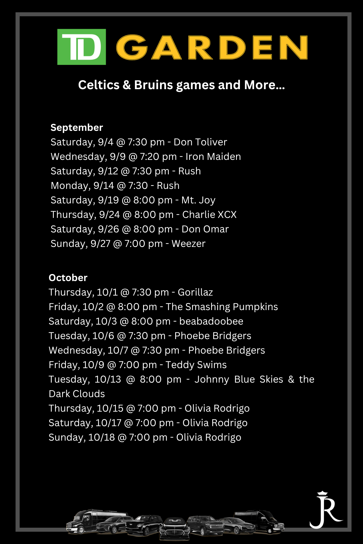 TD Garden Events