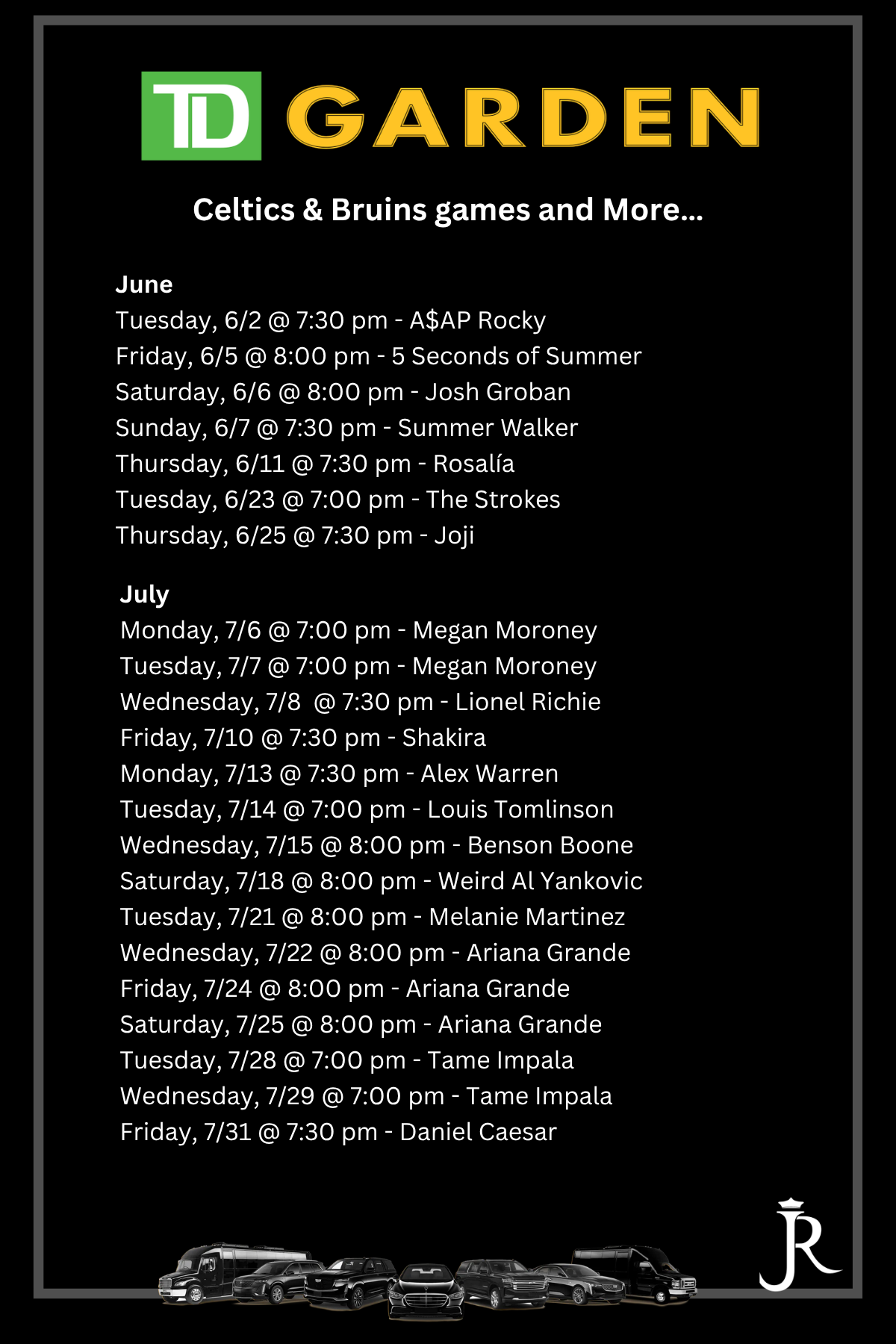 TD Garden Events