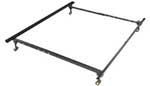 A picture of a bed frame on a white background.