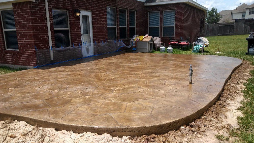 Concrete Patio Lubbock TX Stamped & Decorative